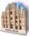 WitnyStore Tiny Milan Cathedral or Duomo di Milano Catholic Church Italy Southern Europe Tourist Attractions Resin Refrigerator Magnet Traveler Souvenir Gift Memento 3D Fridge Magnets