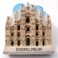 WitnyStore Tiny Milan Cathedral or Duomo di Milano Catholic Church Italy Southern Europe Tourist Attractions Resin Refrigerator Magnet Traveler Souvenir Gift Memento 3D Fridge Magnets