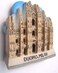 WitnyStore Tiny Milan Cathedral or Duomo di Milano Catholic Church Italy Southern Europe Tourist Attractions Resin Refrigerator Magnet Traveler Souvenir Gift Memento 3D Fridge Magnets