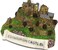 WitnyStore Tiny 3" Edinburgh Castle Scotland Magnet - Miniature Hand Made Resin 3D Europe Landmark Tourist Attraction Decorative Refrigerator Fridge Magnets D&eacute;cor Collectible Traveler Souvenirs Gifts