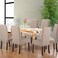 NORTHERN BROTHERS Dining Room Chair Slipcovers Dining Chair Covers Parsons Chair Slipcover Stretch Chair Covers Dining Table Chair Covers Set of 6, Khaki