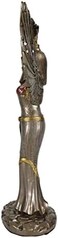 Ebros Gift Egyptian Theme Isis With Open Wings Goddess of Magic and Nature Bronzed Statue Sculpture