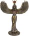 Ebros Gift Egyptian Theme Isis With Open Wings Goddess of Magic and Nature Bronzed Statue Sculpture