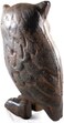 Upper Deck Cast Iron Owl Figurine Statue - Brown 4.5" Tall