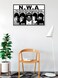 Buyartforless N.W.A. Lineup 36x24 Music Art Print Poster - Ice Cube - MC Ren - Eazy E - Yella - Dr Dre