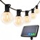 Lepro LE Solar String Lights Outdoor, 25ft Solar Festoon Lights Outdoor with 25 G40 LED Bulbs, Waterproof Bulb Fairy String Lights with 4 Light Modes for Garden, Gazebo, Patio, Pergola, Party and More