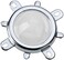 Chanzon LED Lens Optical Glass (44mm 60degree) + 50mm Reflector Collimator Houseing + Fixed Bracket with Holder For 20W 30W 50W 80W 100W High Power Light SMD COB Chips Focus 20 50 100 W Watt 60 degree