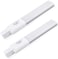 بونلكس مصباح LED PL-S 6 واط G23 بدبوسين ابيض دافئ 13 واط مكافئ CFL، زاوية شعاع 180 درجة LED PL افقي مجوف G23 لاستبدال مصباح الفلورسنت المدمج (ازالة/تجاوز الموازن)