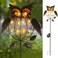 مصباح LED LED لتزيين الحديقة في الهواء الطلق، أضواء أوتاد تعمل بالطاقة الشمسية - أضواء LED معدنية للممرات والممر والفناء والحديقة