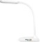 مصباح مكتب LED ايفي مع منفذ USB، مفتاح لمس ثلاثي الاتجاهات، ازرق (ابيض) من IVY-40BK