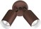 Nicor Lighting 50-Watt Double Bullet Adjustable Outdoor Flood Light, Bronze (11528)