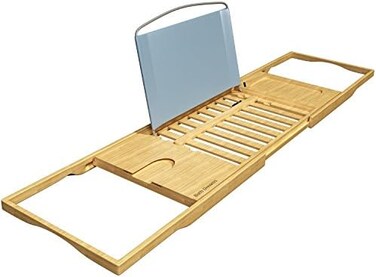 صينية حوض استحمام من الخيزران بجوانب ممتدة من باث دريمز