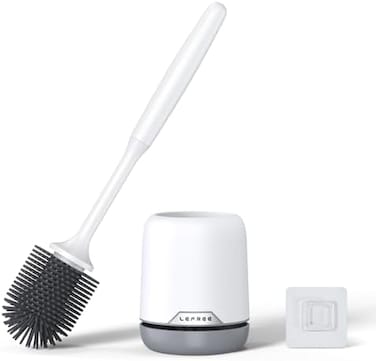 Lefree Toilet Brush and Holder, Bathroom Toilet Bowl Cleaner Brush Set