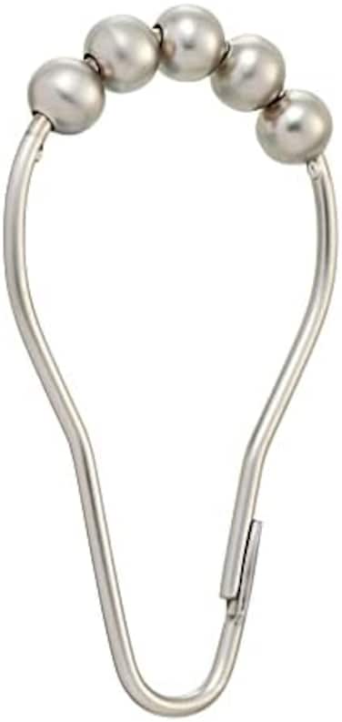 موين حلقات دوارة لستارة الدش SR2100BN - عبوة من 12 قطعة، نيكل مصقول