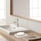 Luxspire Resin Soap Dish, Soap Holder with Bamboo Board, Storage Tray with Double Layers for Storing Candle, Soap in Bathroom, Kitchen, and Toilet - White