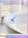 Tilswall Electric Spin Scrubber - Cordless Shower Power Scrubber, Bathroom Cleaner Tools Set with 4 Replaceable Brush Heads, Grout Cleaning Brush with Long Handle for Tile Floor Bathtub
