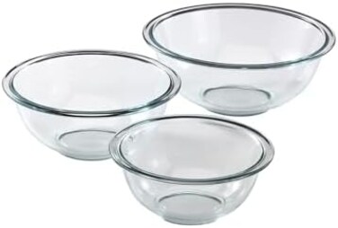 Pyrex Smart Essentials Glass Mixing Bowl Sets 3-Piece 1118441