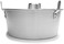 Fox Run Loose Bottom Angel Food Cake Pan, Aluminum, 10.75-Inch