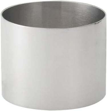 HIC Kitchen Food Ring, 18/8 Stainless Steel, 2-Inch Diameter x 2.75-Inches