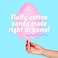Cotton Candy Express Floss Sugar plus Cones with 3-11oz Plastic Jars of Bubble Gum, Green Apple &amp; Pina Colada Flossing Sugars. 50 Paper Cones Included. Use with Cotton Candy Express Machine
