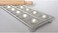 Eppicotispai 12-Hole Aluminum Round Ravioli Maker with Rolling Pin