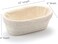 Saint Germain Bakery (10 x 6 x 4 inch) Premium Oval Banneton Basket with Liner - Perfect Brotform Proofing Basket for Making Beautiful Bread