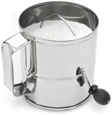 Fox Run Flour Sifter, Stainless Steel, 8-Cup