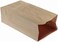 USonline911 QQ Extra Small Brown Paper Bags 3 x 2 x 6" party favors, Paper Lunch Bags, Grocery Bag, wedding favor bags, kraft bags, paper bags 100 per pack (Brown), Brown, X-Small