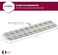 Gobel 395 x 125 mm 20-Hole Madeleinettes Tin