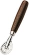 Tredoni 1.6" Pastry Wheel - Dough Stamp Cutter/Crimper, Pasta/Ravioli/Pie Maker, 4cm Stainless Steel Wheel Wooden Handle