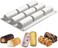 VIKROM White Silicone Roll Non-Stick Mould Log Delicate Chocolate Desserts Twinkie Tea-Time Cake Polvoron Filipino Candy Pastries Moulds