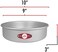 Fat Daddio's Round Cake Pan 9 x 3 In.