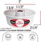 Fat Daddio's RMP-5 Anodized Aluminum Ring Mold Pan, 5 x 2 1/4 Inch, Silver