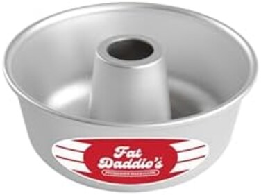 Fat Daddio's RMP-5 Anodized Aluminum Ring Mold Pan, 5 x 2 1/4 Inch, Silver