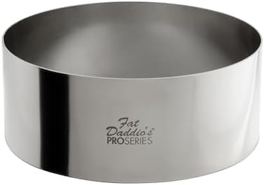 Fat Daddio's Stainless Steel Round Cake and Pastry Ring, 5 Inch x 2 Inch
