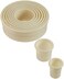 Mercer Culinary 9-Piece Round Fluted Nylon Cutter Set Off-White M35502