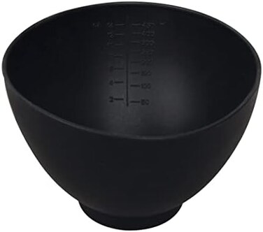 ForPro Professional Collection Silicone Bowl for Mixing Facial, Massage, Body &amp; Other Products, Flexible, Odorless, Black, 14 Oz
