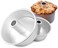 Dealglad Angel Food Cake Pan, 6 inch Aluminum Round Chiffon Cake Mold Baking Tins with Removable Bottom