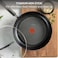 T-fal Tefal Ultimate Hard Anodized Nonstick Fry Pan with Lid 12 Inch Thermo-Spot Heat Indicator, Cookware, Pots and Pans, Dishwasher Safe Black