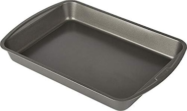 GoodCook Good Cook 04011 4011 Non-Stick Lasagna and Roast Baking Pan, Steel, Grey