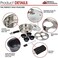 Modern Innovations Egg Poacher Pan Set with 4 Nonstick Large Egg Poaching Cups, Stainless Steel Frying Pan, Silicone Handle, Glass Lid, Removable Tray Insert and Bonus Spatula