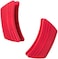 Le Creuset Side Handle Grips, Set of 2, Silicone, Adaptable, Heat resistant to 250&deg;C, Cerise, 93010300060000