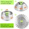 Consevisen Vegetable Steamer Basket for Cooking Food, Stainless Steel Veggie Steam Basket for Pot, Folding Expandable Steaming Insert with Extendable Handle Fits Various Size Pot, 5.1" to 9