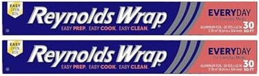 ريينولدز راب رقائق الومنيوم (30 قدم مربع، عبوة من قطعتين)