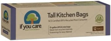 If You Care Recycled Trash Bags, 12 COUNT (Pack of 1)