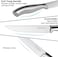 isheTao Steak Knives, Steak Knife Set of 6, 4.5 inches Steak Knife, Dishwasher Safe High Carbon Stainless Steel Steak Knife, Silver