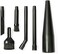 WORKSHOP Wet/Dry Vacs Multi-Fit Wet Dry Vacuum Accessories VT1215 Micro Cleaning Kit Attachments For Compact Shop Vacuum, Black, 1 pack