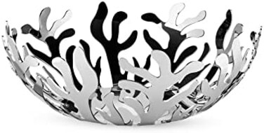 Alessi Mediterraneo 11-1/2-Inch Fruit Holder, Stainless Steel