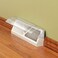 Frost King HD11 Baseboard Air Deflector, Heavy Duty, Clear Plastic with Magnetic hold, Fits baseboards up 25' wide, Adjustable 15" to 25