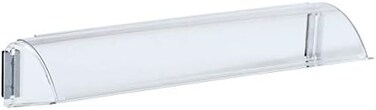 Frost King HD11 Baseboard Air Deflector, Heavy Duty, Clear Plastic with Magnetic hold, Fits baseboards up 25' wide, Adjustable 15" to 25